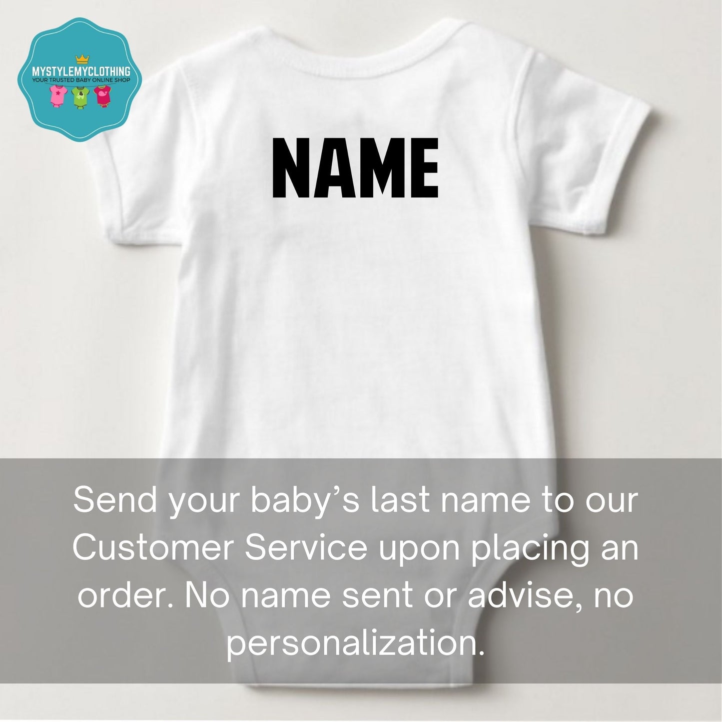 Baby Character Onesies with FREE Name Back Print - Adventure Time Peppermint Butler