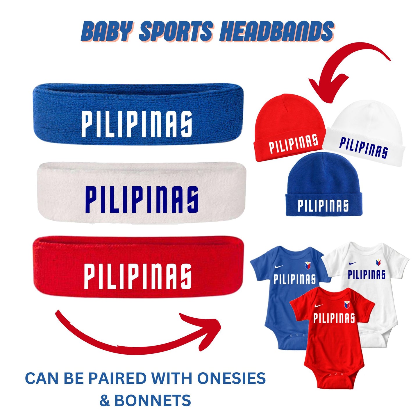 Baby and Kids Basketball Sports Headband - Pilipinas