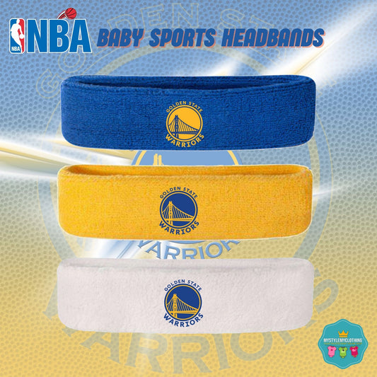 Baby and Kids Basketball Sports Headband - GSW