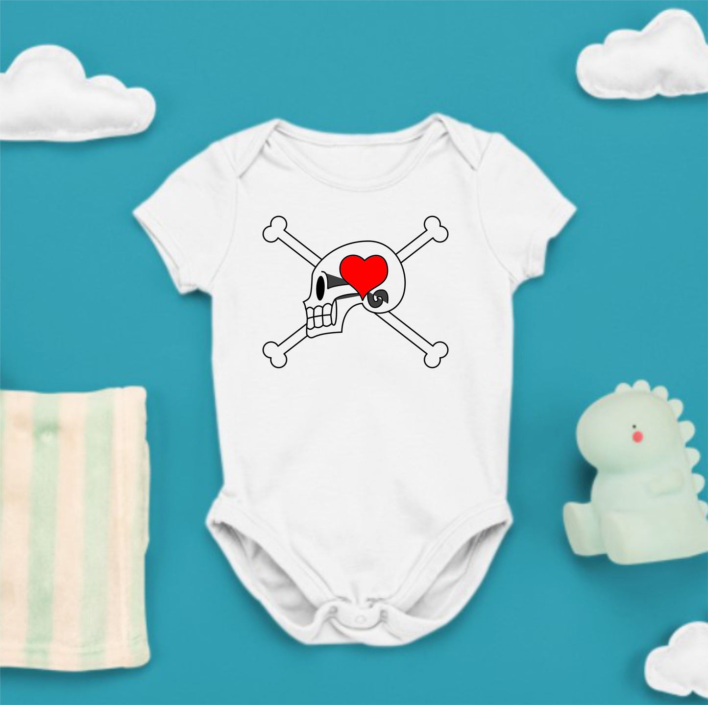 Baby Character Onesies - Jolly Roger One Piece Alvida