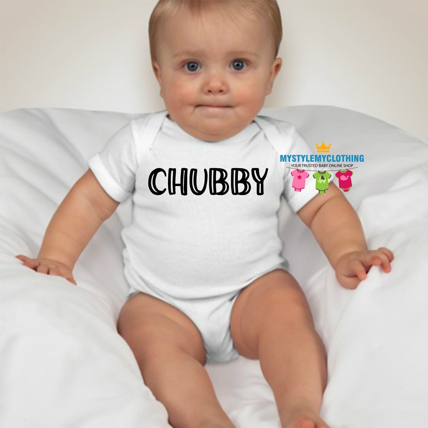 Baby Statement Onesies- Chubby
