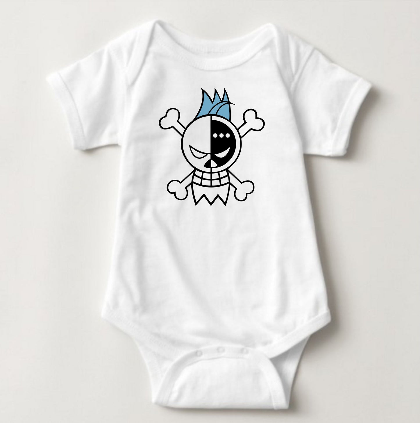 Baby Character Onesies - Jolly Roger One Piece Frank