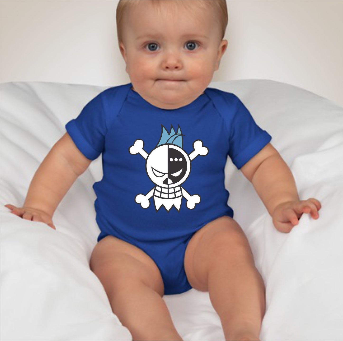 Baby Character Onesies - Jolly Roger One Piece Frank