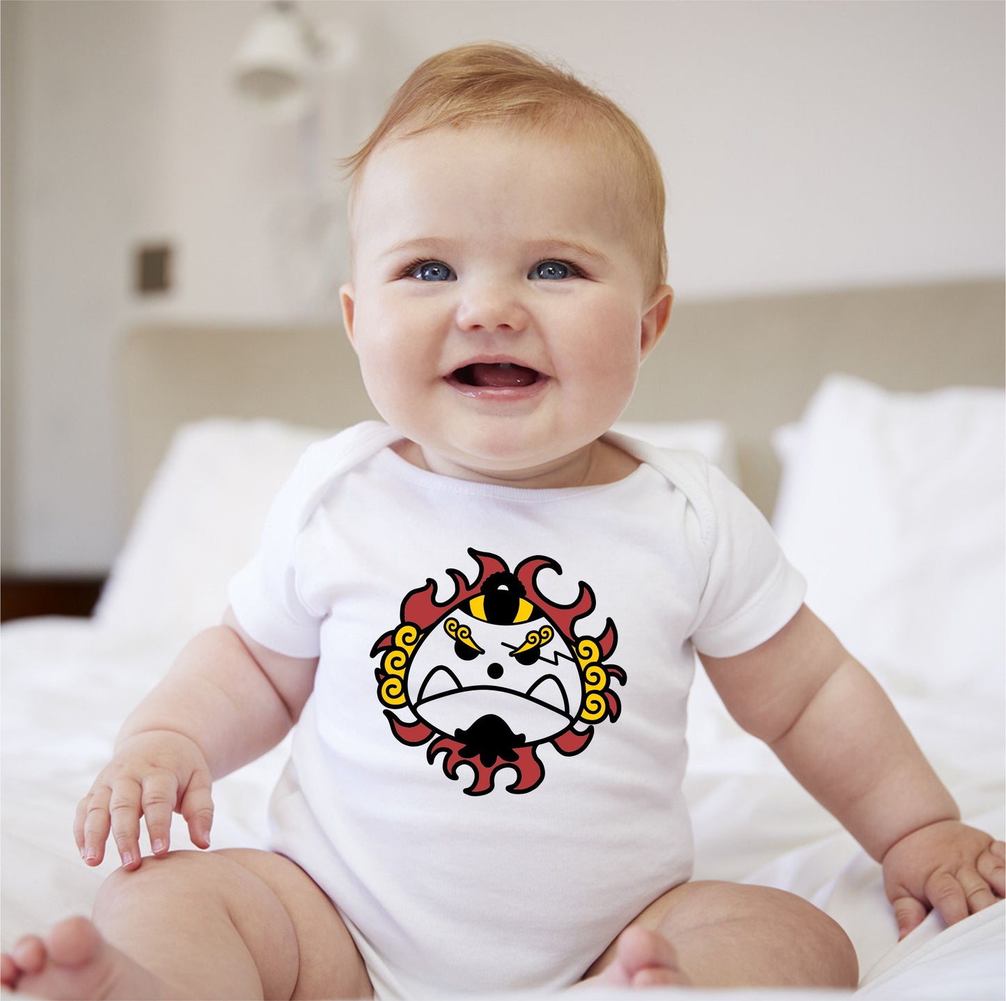 Baby Character Onesies - Jolly Roger One Piece Jimbie