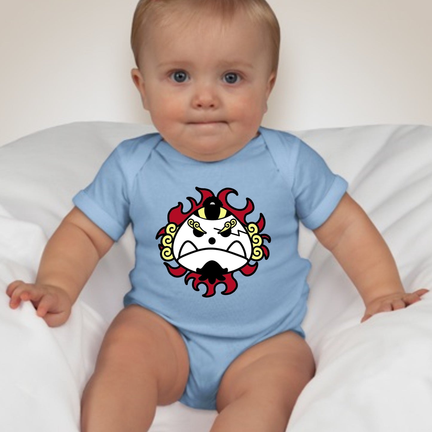 Baby Character Onesies - Jolly Roger One Piece Jimbie