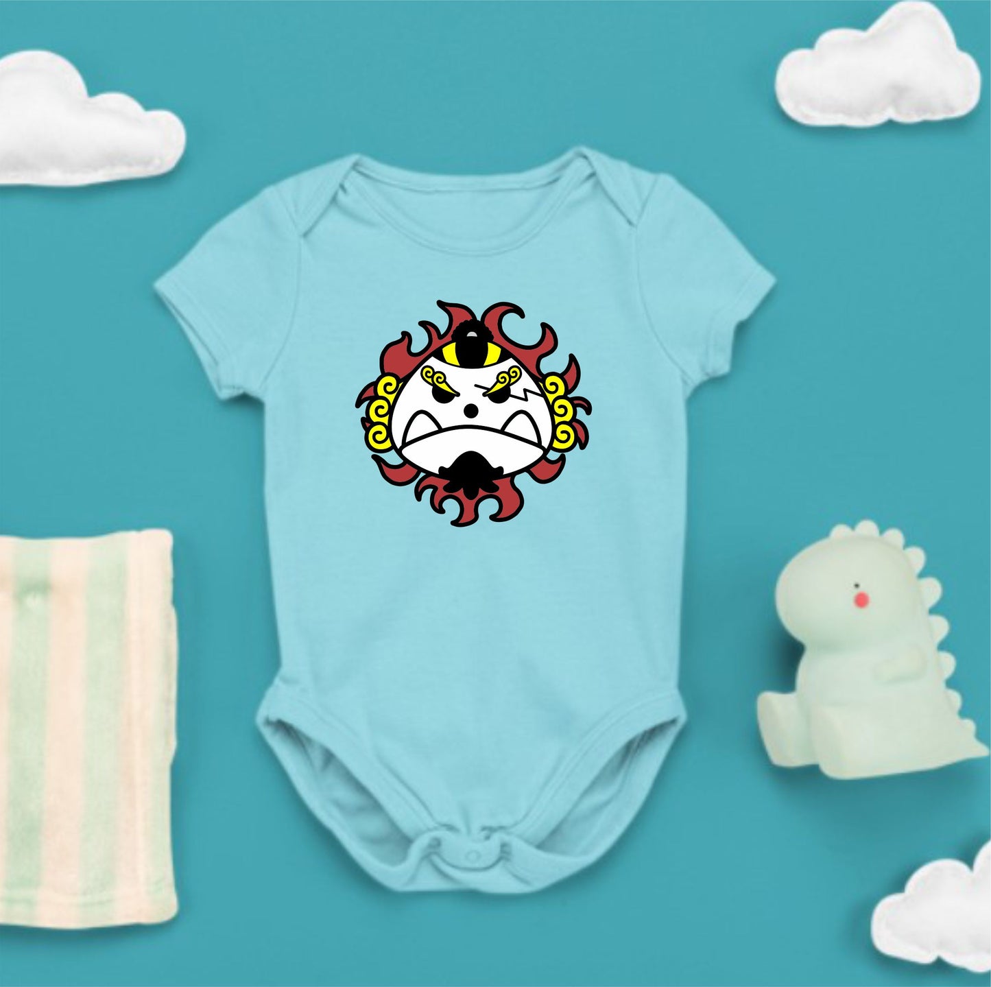 Baby Character Onesies - Jolly Roger One Piece Jimbie