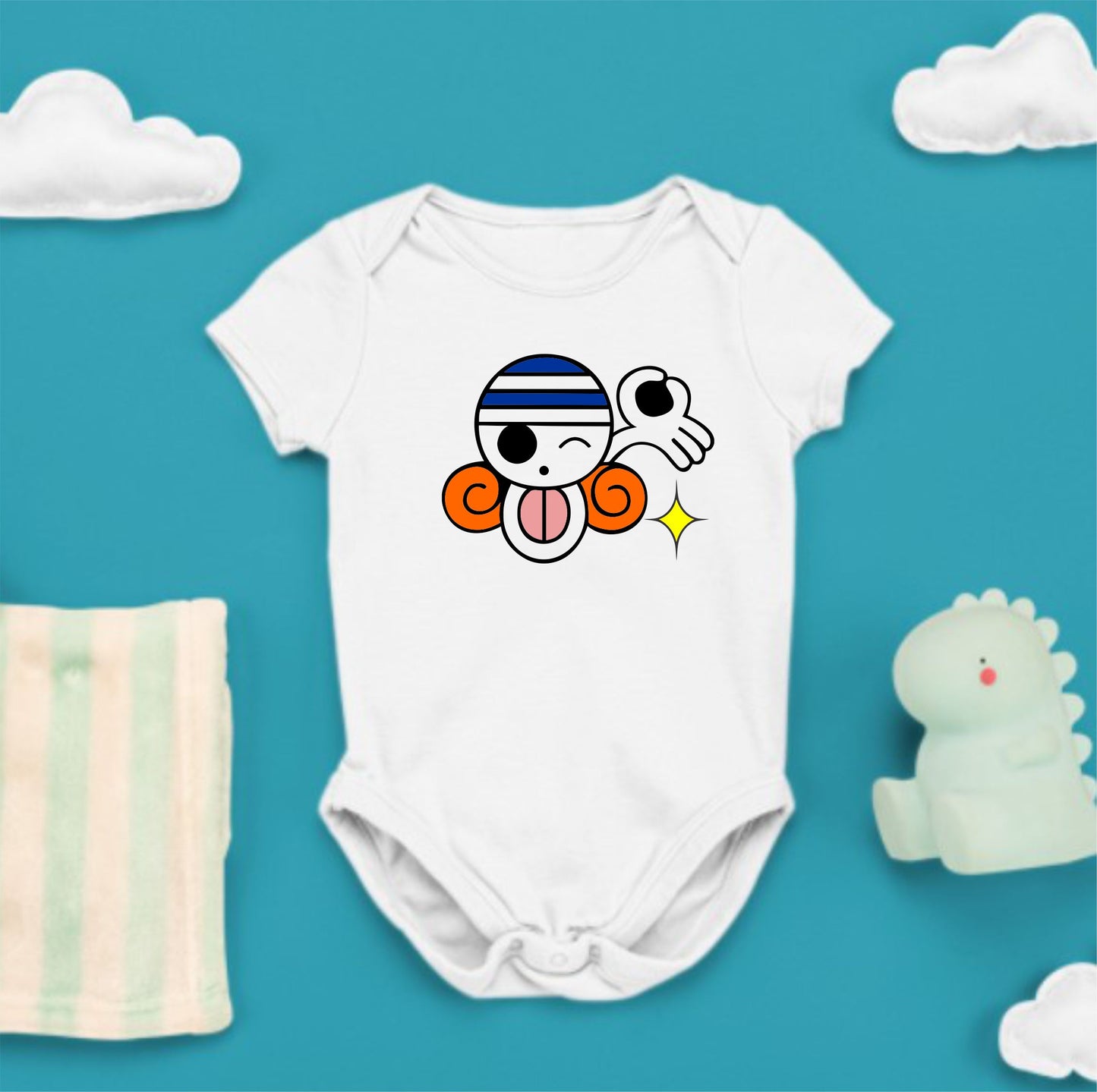 Baby Character Onesies - Jolly Roger One Piece Nami