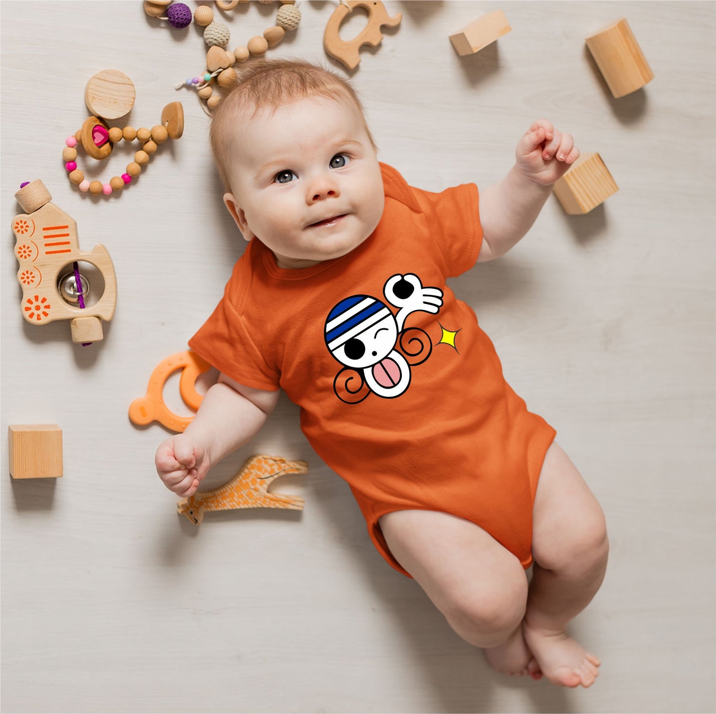 Baby Character Onesies - Jolly Roger One Piece Nami