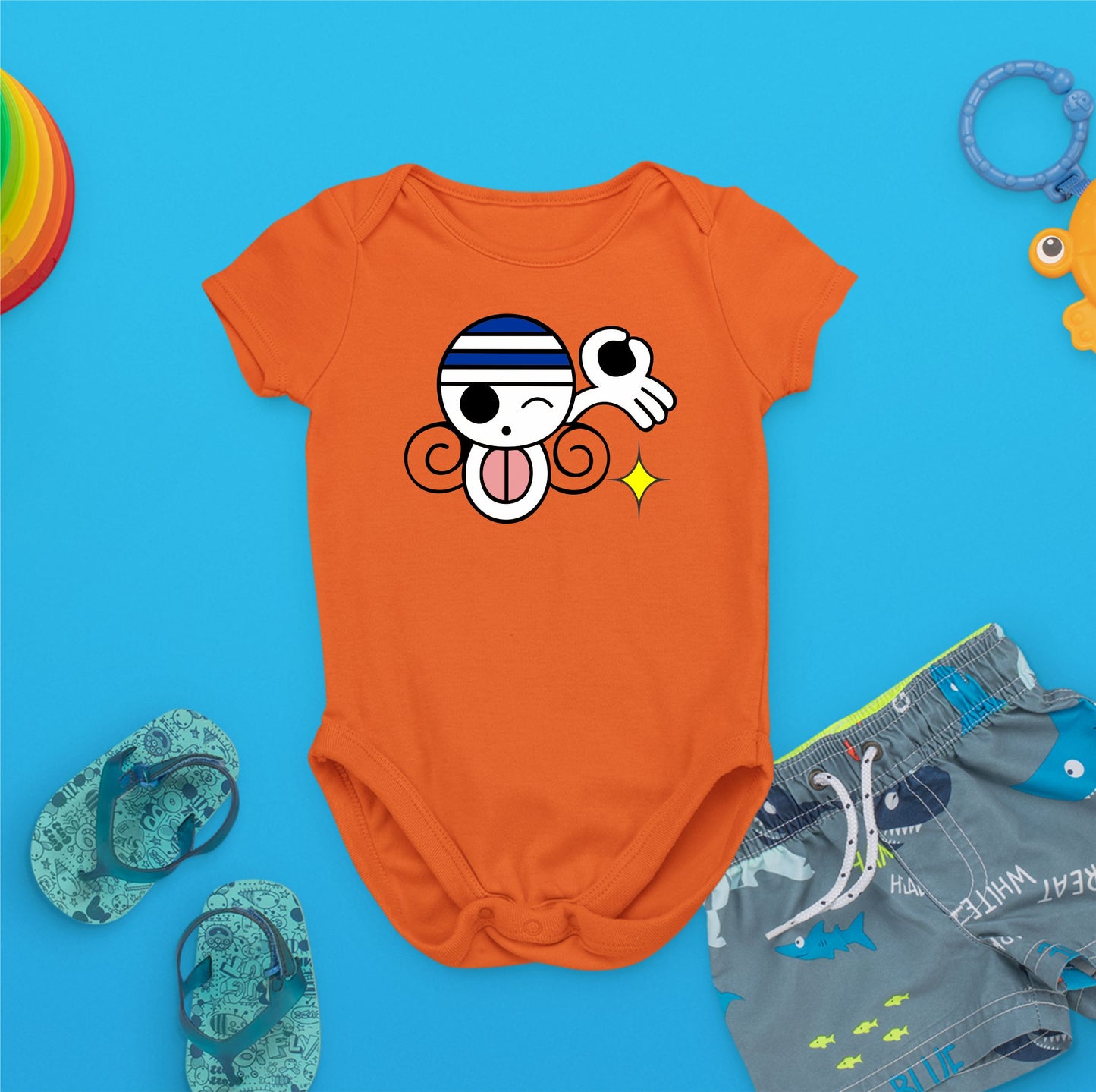 Baby Character Onesies - Jolly Roger One Piece Nami