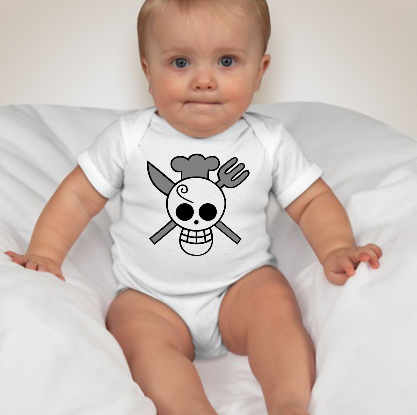 Baby Character Onesies - Jolly Roger One Piece Sanji