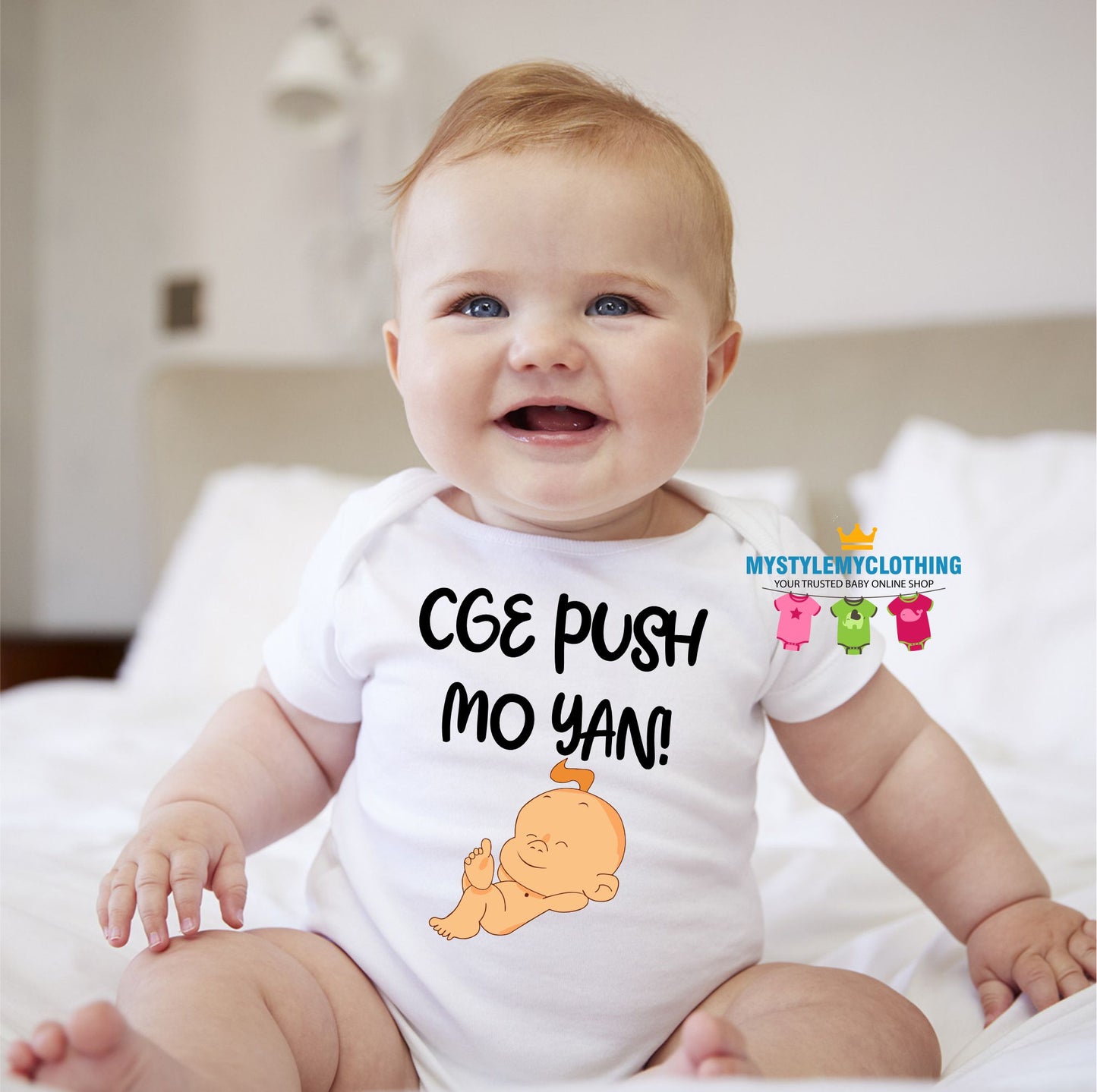 Baby Statement Onesies- Push mo yan!