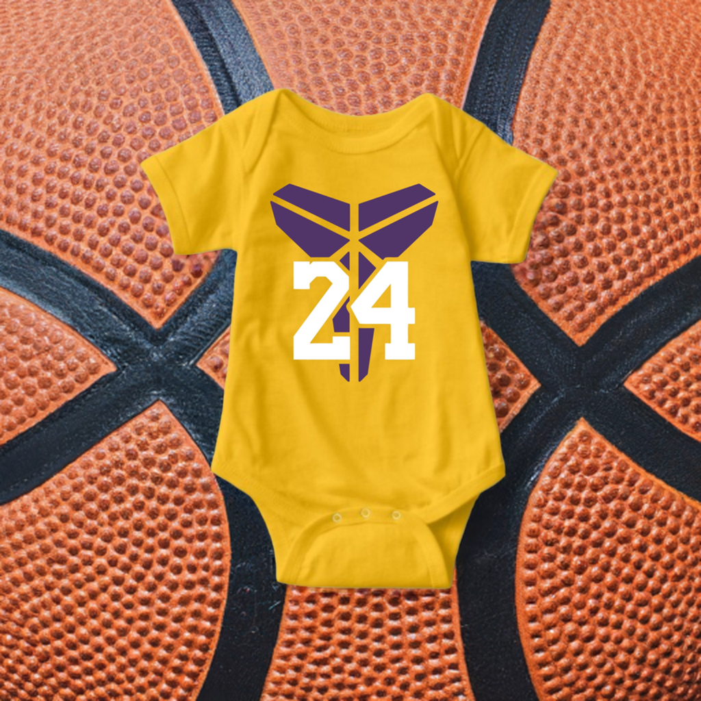 Baby Basketball Onesies - Kobe 24