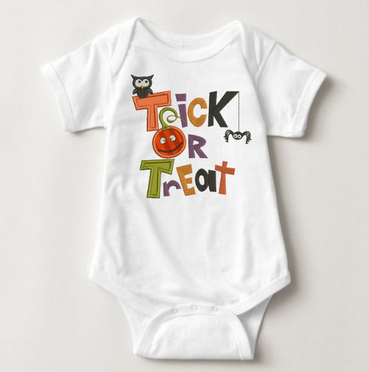 Baby Halloween  Onesies - Trick or Treat - MYSTYLEMYCLOTHING
