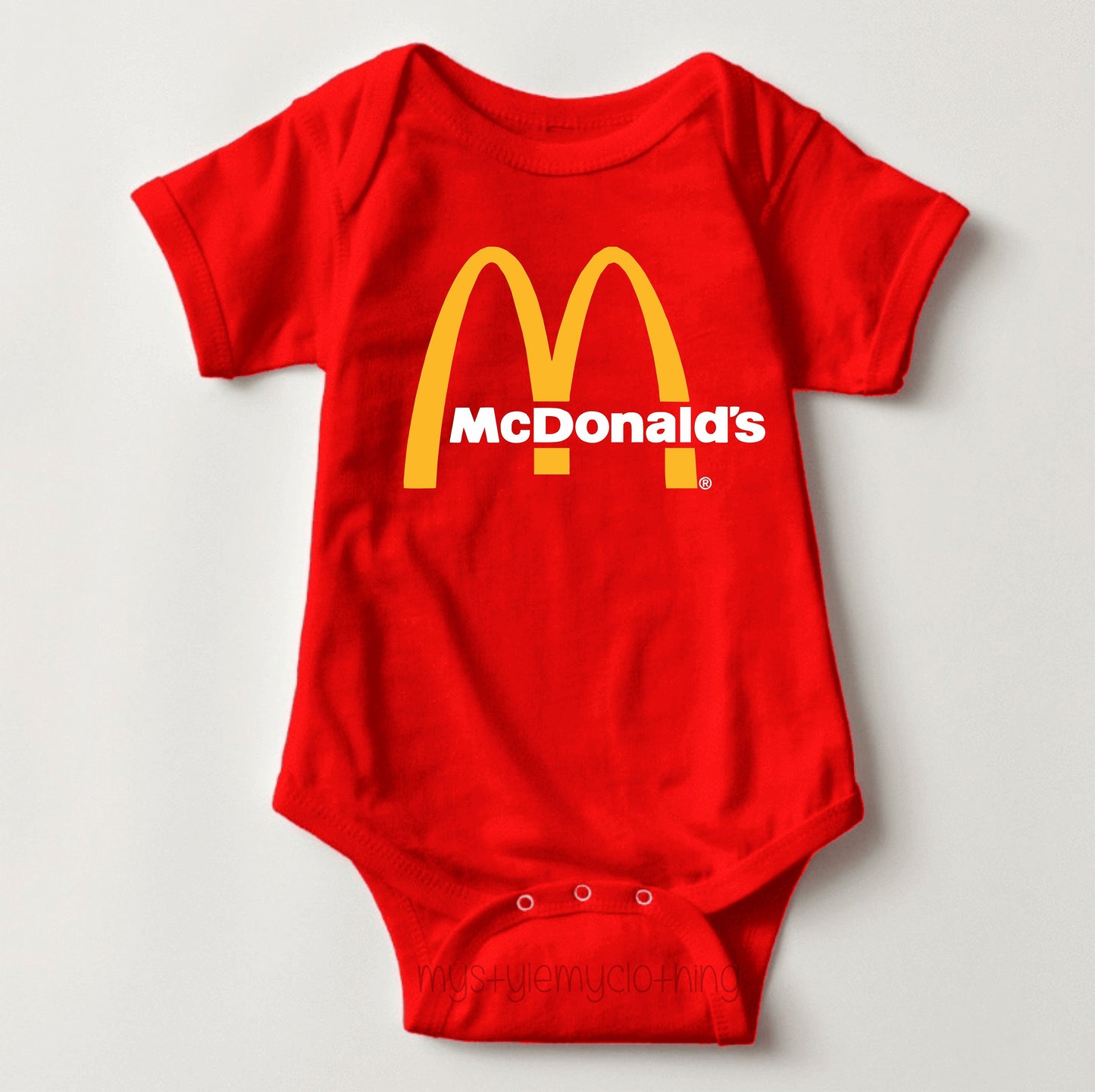 Baby Onesies Logo - McDonald's - MYSTYLEMYCLOTHING