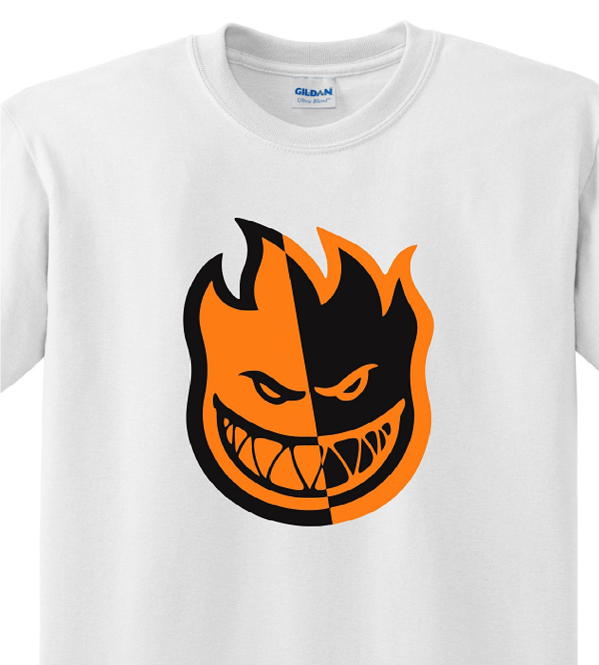 Skate Men's Shirt - Spitfire (White) - MYSTYLEMYCLOTHING