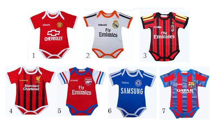 Baby Romper World Cup Soccer Uniform Romper - Manutd Chevrolet - MYSTYLEMYCLOTHING