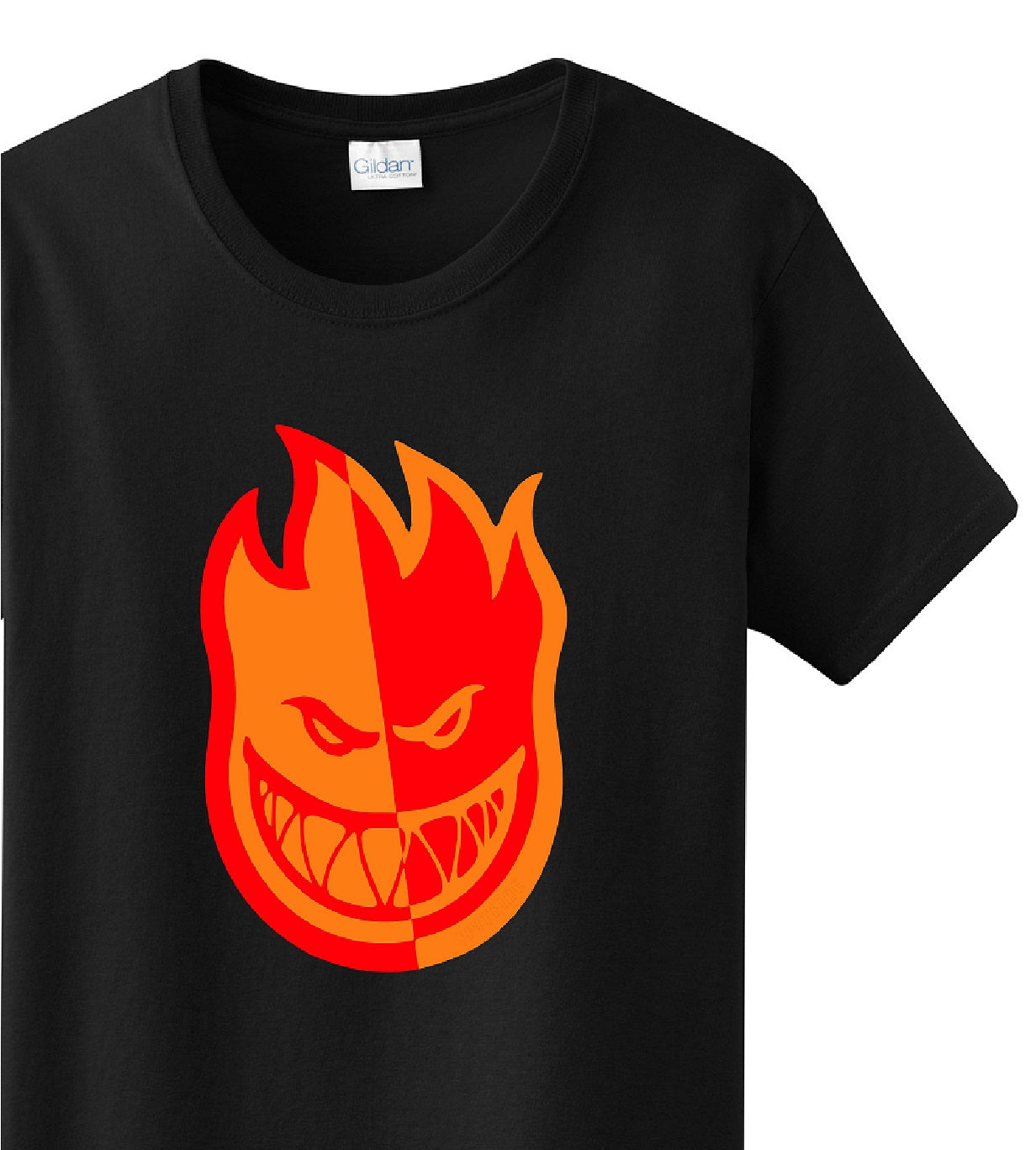 Skate Men's Shirt - Spitfire (Black) - MYSTYLEMYCLOTHING