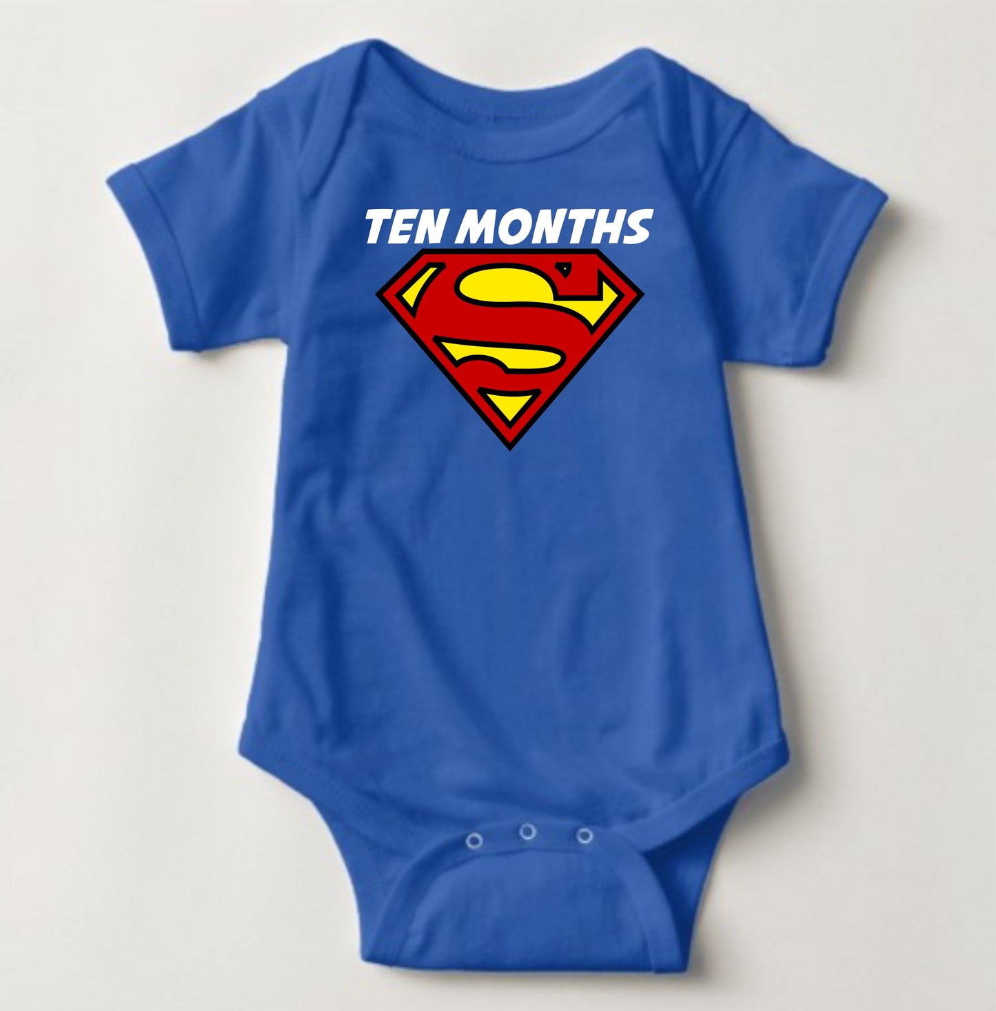 Baby Custom Monthly Onesies - Superheroes Collection