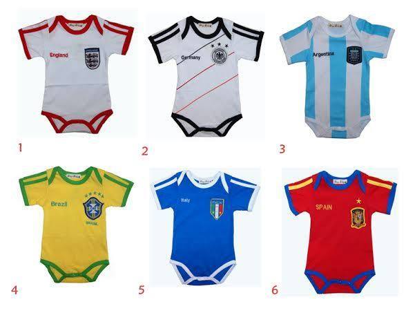 Baby Romper World Cup Soccer Uniform Romper - Argentina - MYSTYLEMYCLOTHING