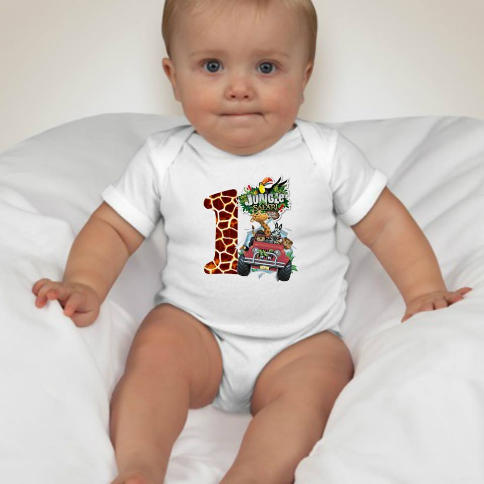 Custom Birthday Family Set Shirt - Jungle Safari - MYSTYLEMYCLOTHING