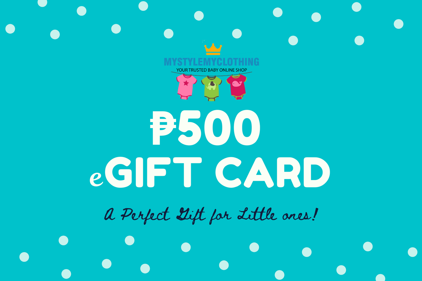 P500 eGift Card - MYSTYLEMYCLOTHING