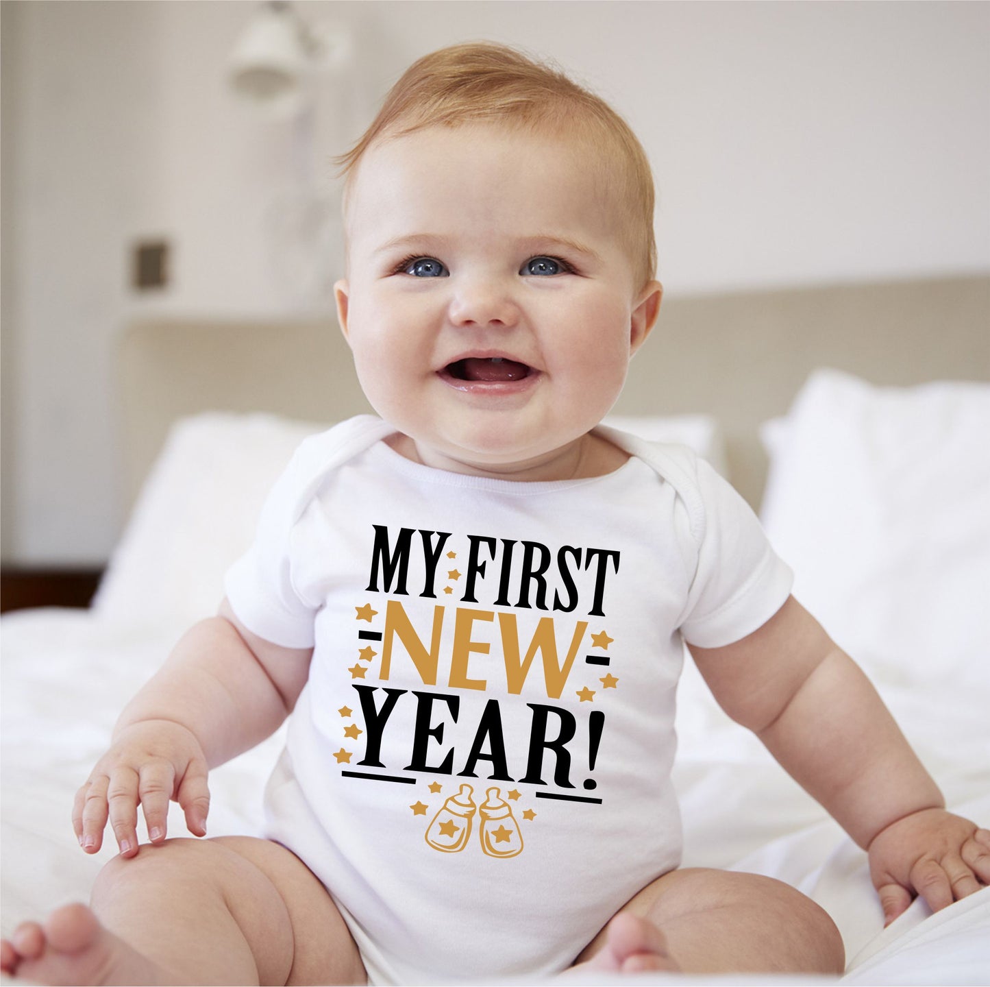 Baby New Year Holiday Onesies - My 1st New Year
