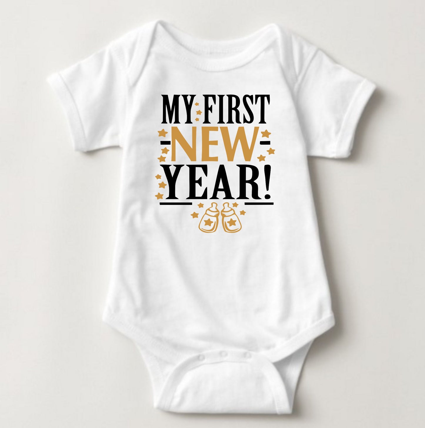 Baby New Year Holiday Onesies - My 1st New Year