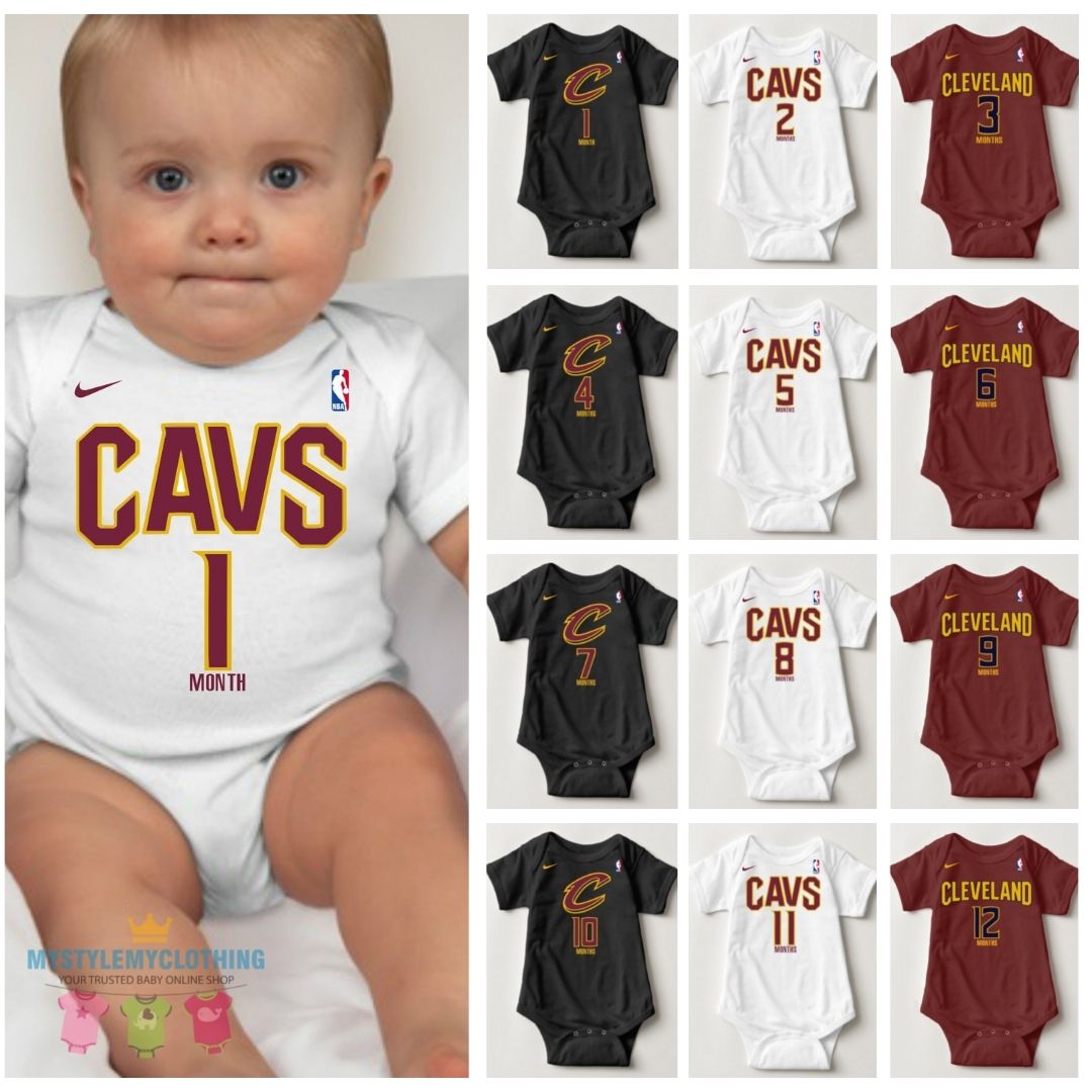  Cleveland Cavaliers Custom Baby Onesie - Personalized Baby Name  Embroidery & Official NBA Team Logo, Envelope Neck, Cotton,  Double-Stitched, Supersoft, NBA Baby Bodysuit (Navy, 0-3 months): Clothing,  Shoes & Jewelry