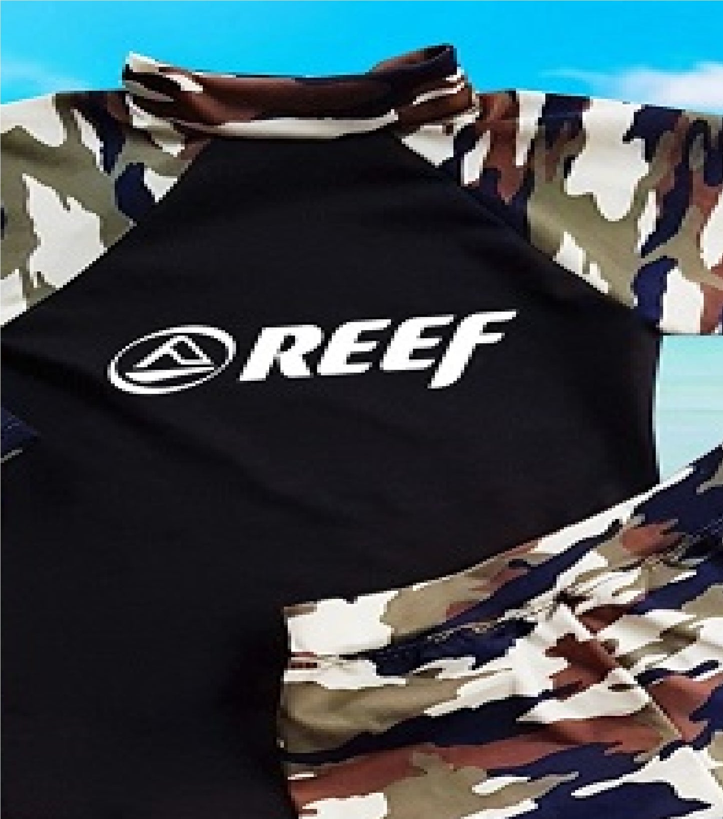 Kids Boys and Girls Rash Guard Rashie Swimwear - REEF - MYSTYLEMYCLOTHING
