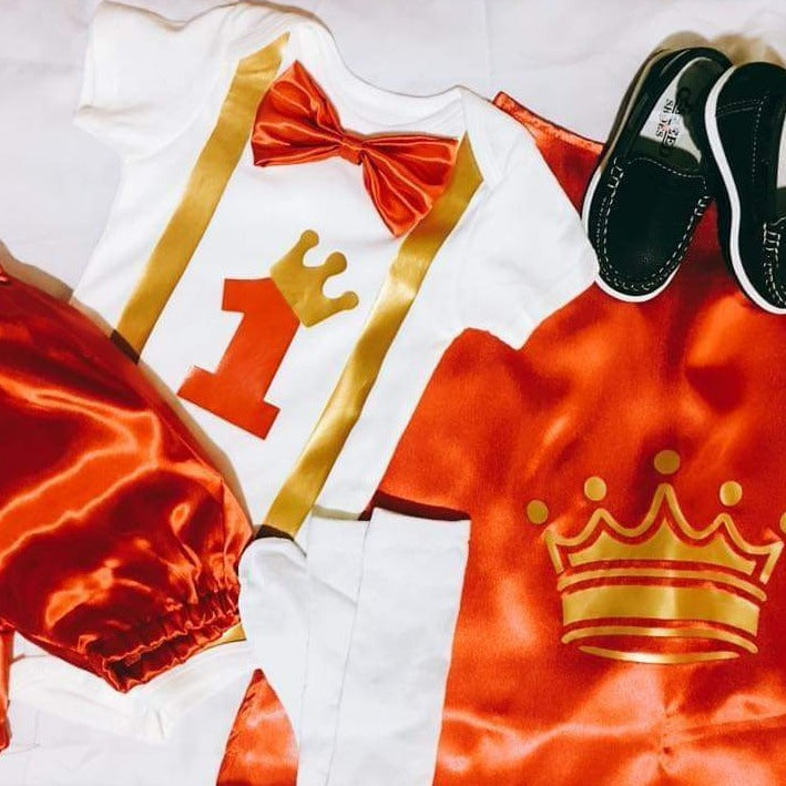 Baby Little Prince Costume Set - Red - MYSTYLEMYCLOTHING