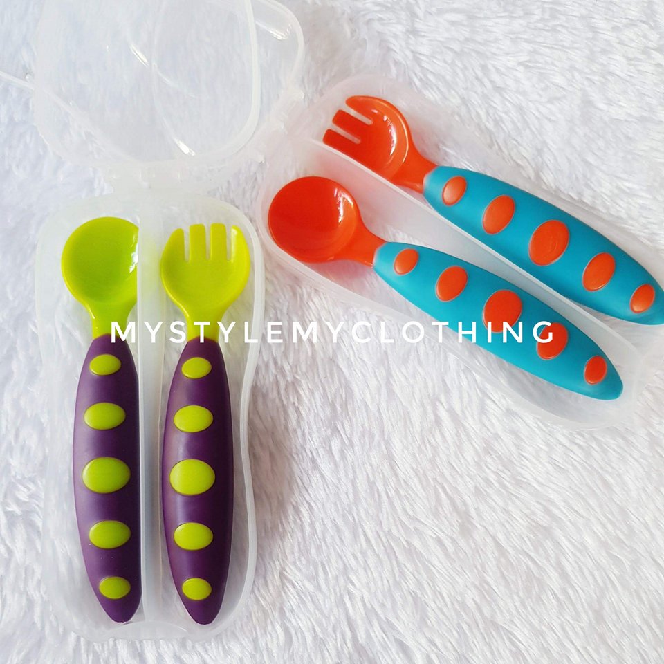 Baby Spoon and Fork Training Set - MYSTYLEMYCLOTHING