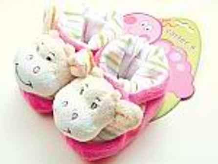 Baby Shoe Socks Booties - Carter's Piggy Pink - MYSTYLEMYCLOTHING