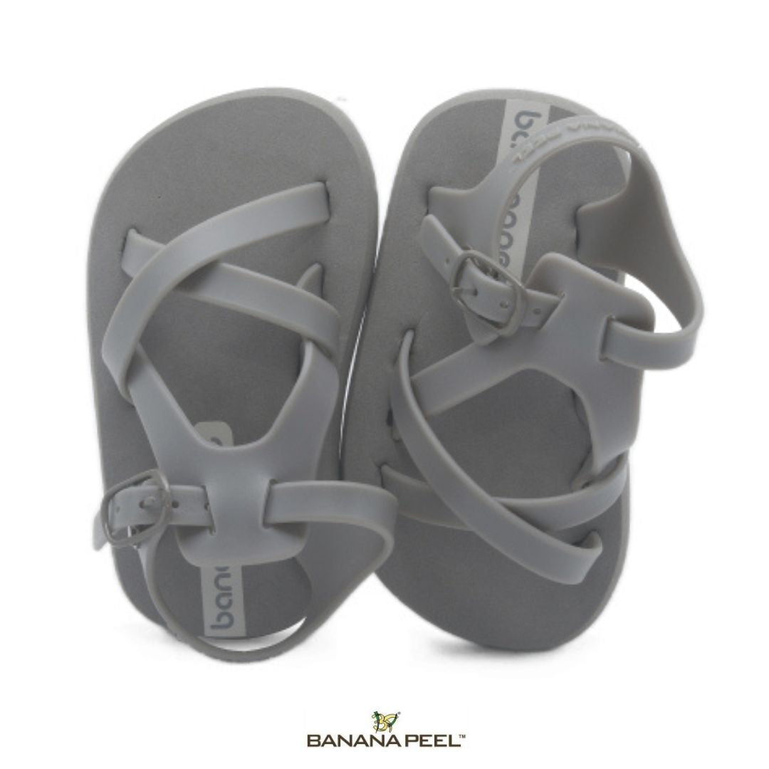 Banana Peel Slippers for Toddlers - DishyMoppet Night time Steel
