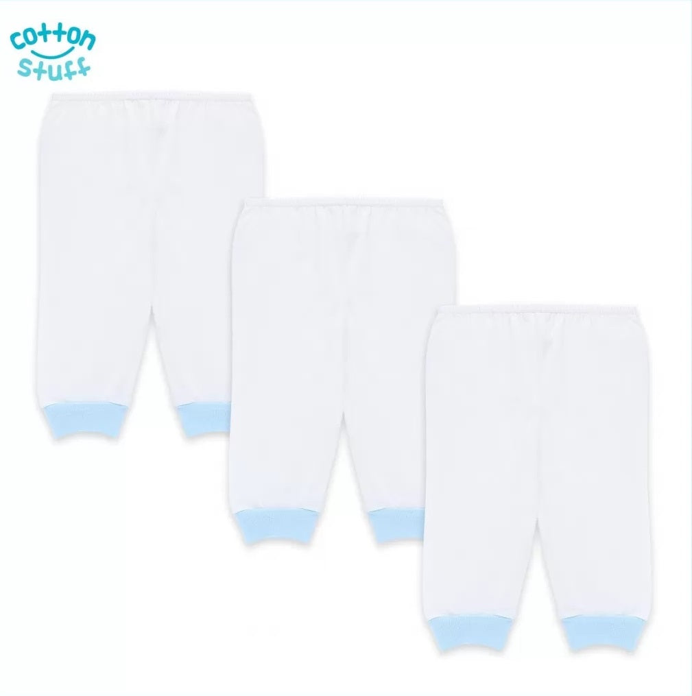 Set of 3 Baby Cotton Stuff Jammies - MYSTYLEMYCLOTHING