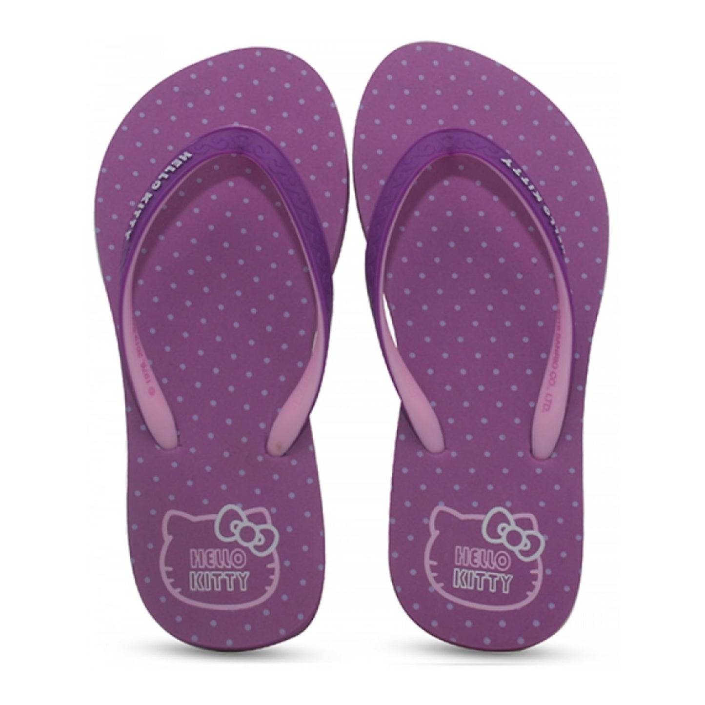 Banana Peel Girls Slippers Kids Glitzy Cat - Violet Haze