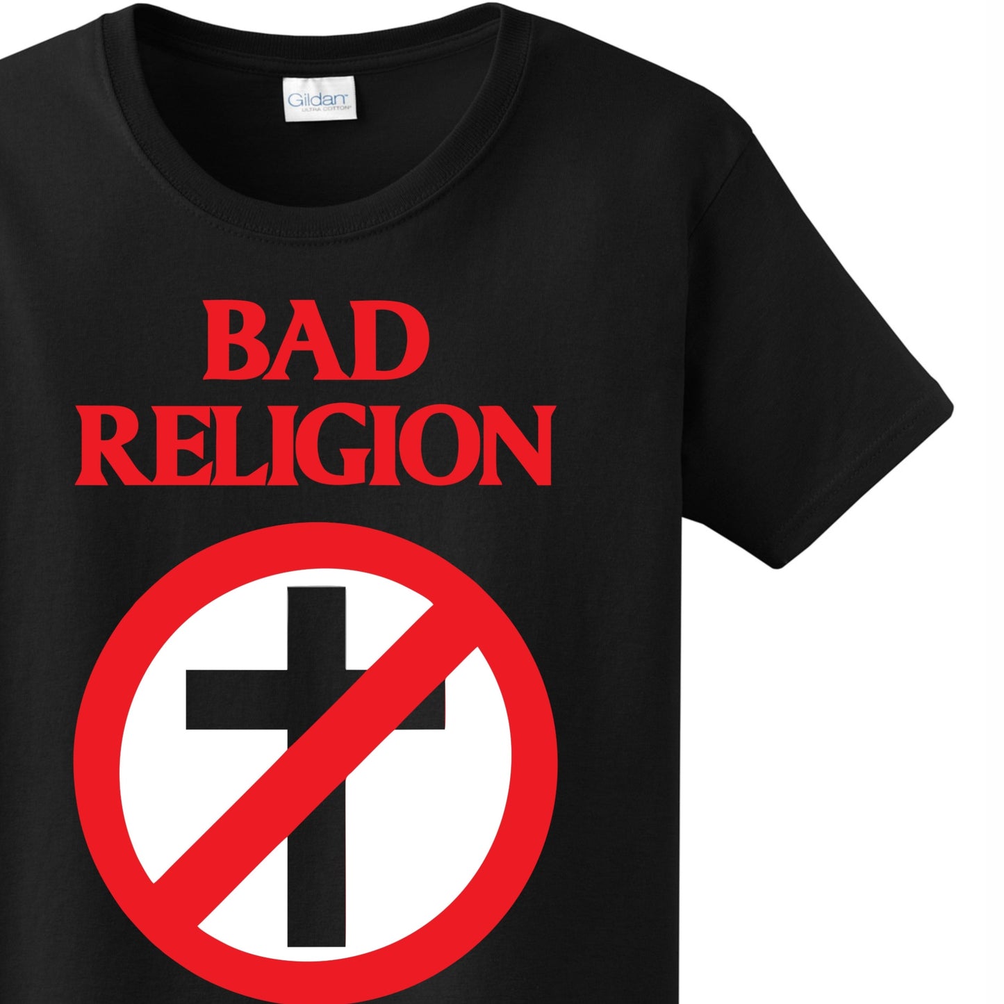 Radical Band Men's Shirts - Bad Religion (Black) - MYSTYLEMYCLOTHING