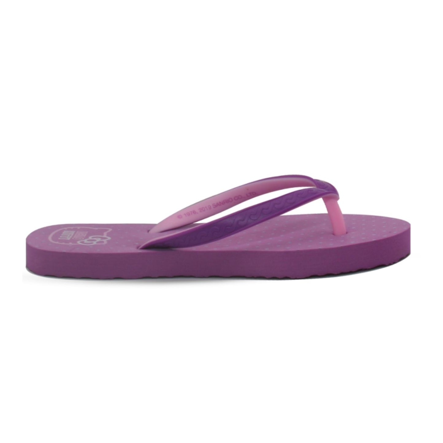 Banana Peel Girls Slippers Kids Glitzy Cat - Violet Haze