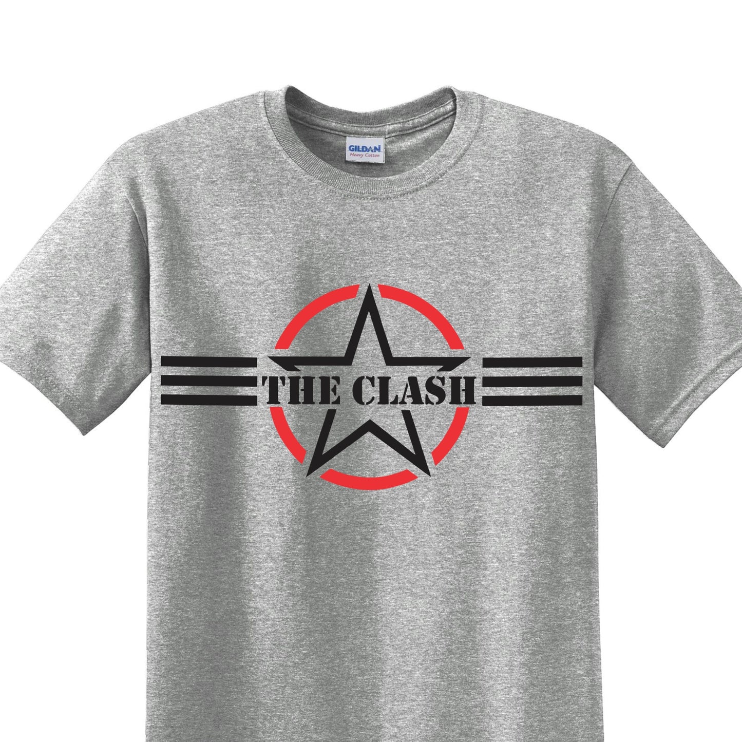 Radical Band Men's Shirts - The Clash (Gray) - MYSTYLEMYCLOTHING