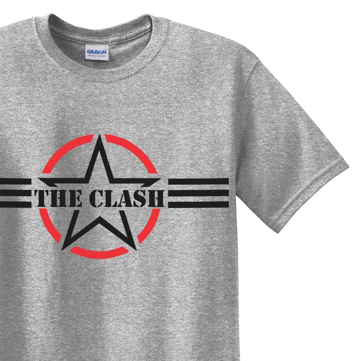 Radical Band Men's Shirts - The Clash (Gray) - MYSTYLEMYCLOTHING