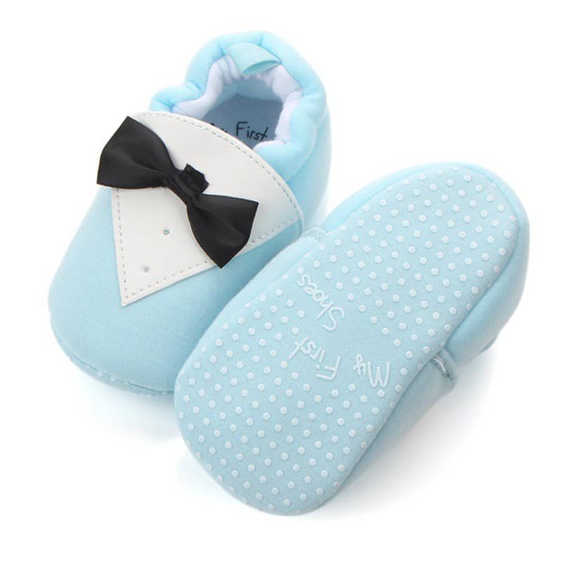 Baby Tuxedo Christening Soft Soled Shoes - MYSTYLEMYCLOTHING