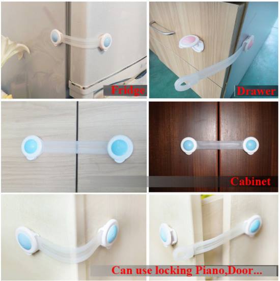 Flexible Multi-Purpose Strap Child Proof Safety Lock - MYSTYLEMYCLOTHING