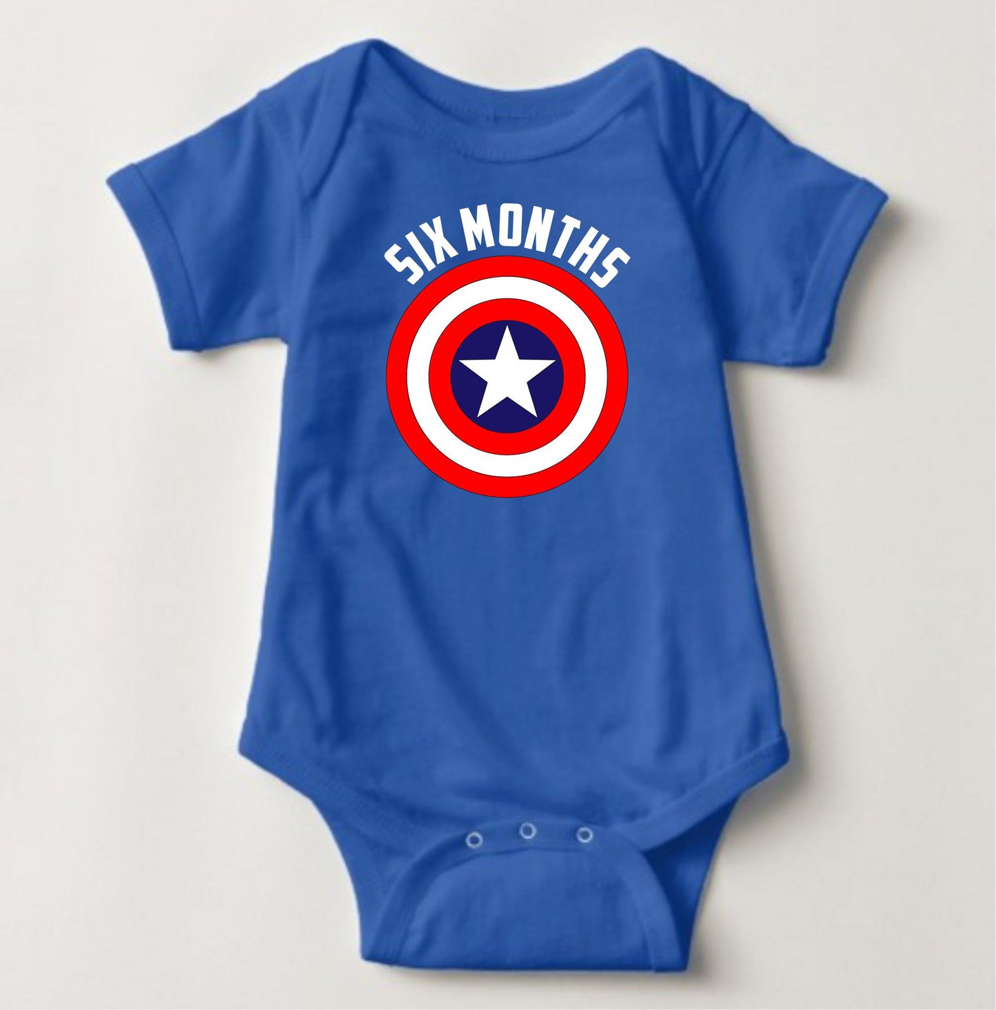 Baby Custom Monthly Onesies - Superheroes Collection