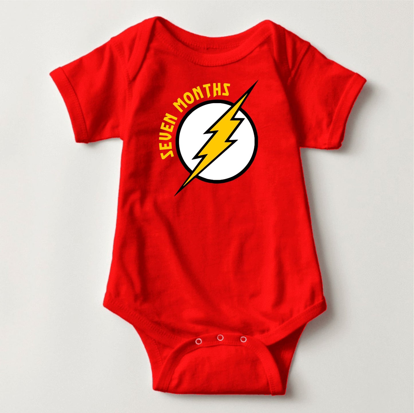 Baby Custom Monthly Onesies - Superheroes Collection