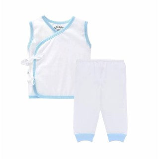 Baby Cotton Stuff Tie Side Sleeveless with Jammies - MYSTYLEMYCLOTHING