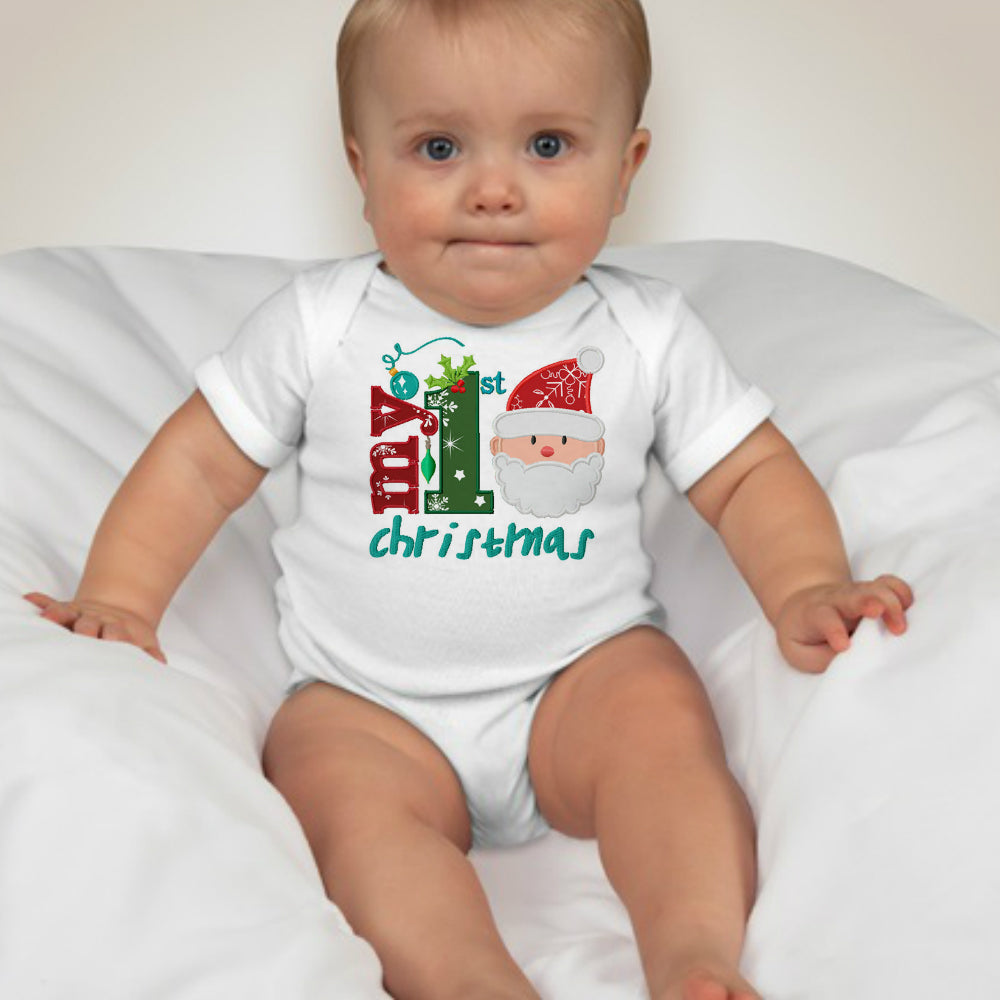 Baby Christmas Holiday Onesies - My 1st Christmas - MYSTYLEMYCLOTHING