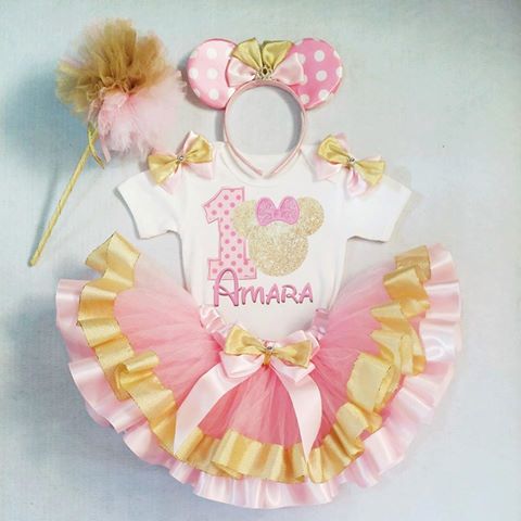 Minnie Mouse Tutu Skirt Set with Headband - MYSTYLEMYCLOTHING