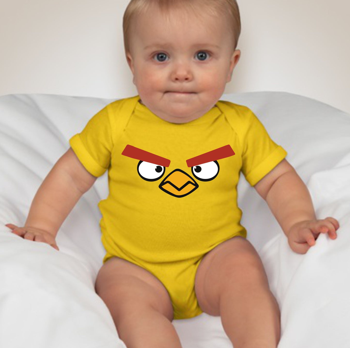 Baby Character Onesies - A-Bird Yellow - MYSTYLEMYCLOTHING
