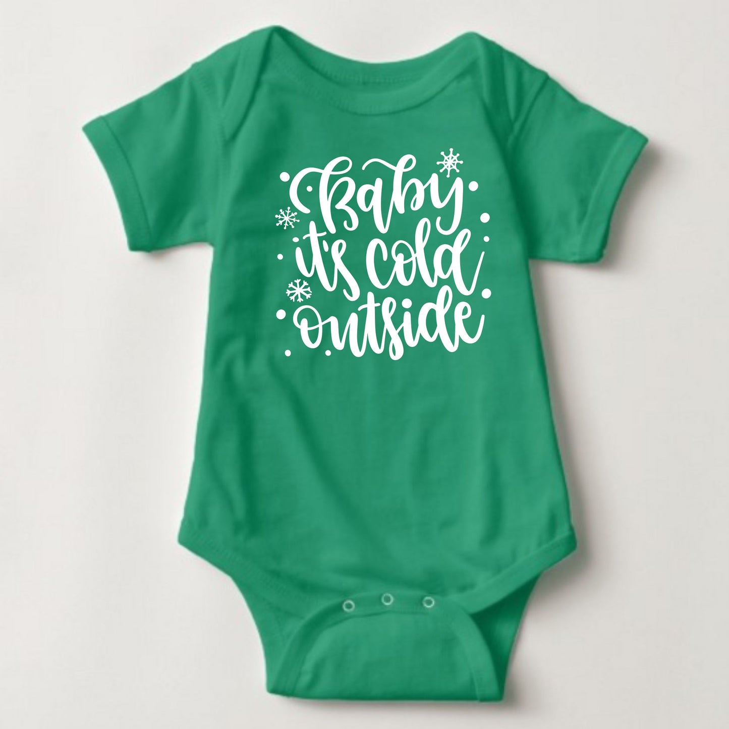 Baby Christmas Holiday Onesies - Its Cold Outside