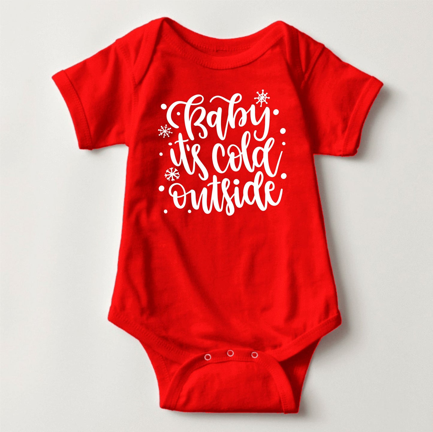Baby Christmas Holiday Onesies - Its Cold Outside