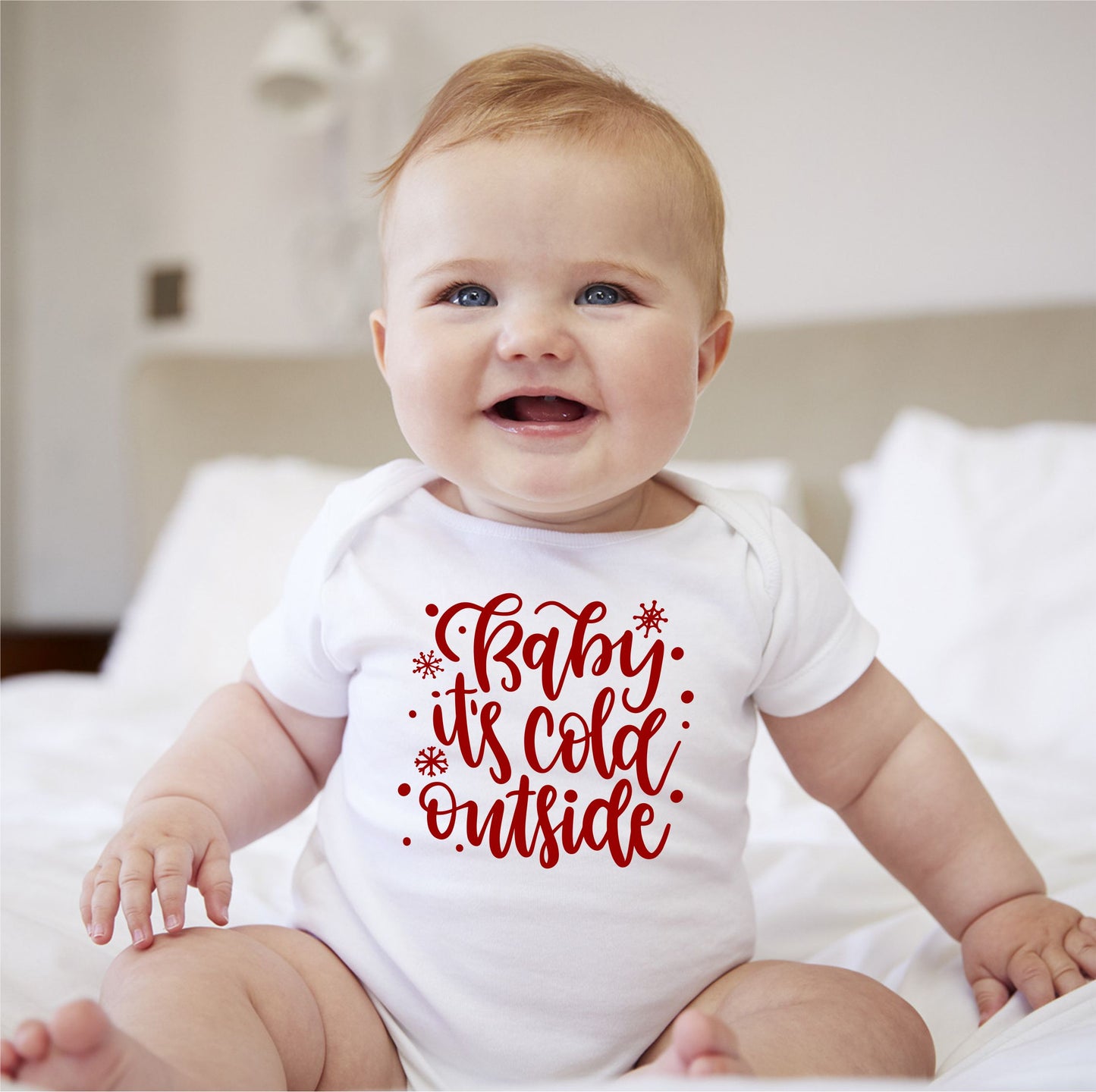 Baby Christmas Holiday Onesies - Its Cold Outside